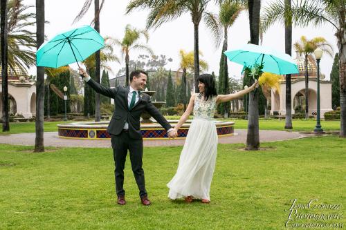 wedding pictures in balboa park by san diego photographer john cocozza photography