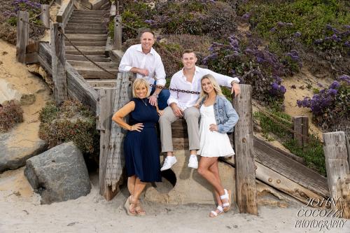 family portraits in del mar by san diego photographer john cocozza