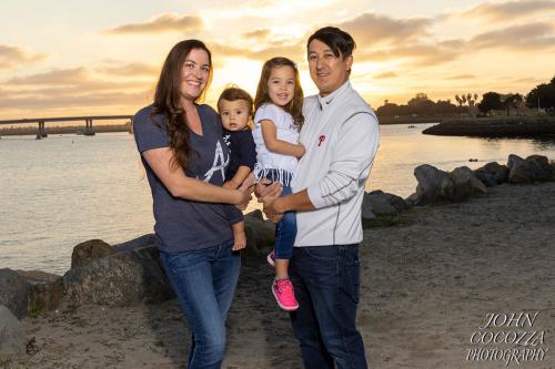 family portraits in mission bay by san diego photographer john cocozza