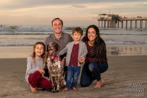family portraits at scripps pier in la jolla shores by photographer john cocozza photography